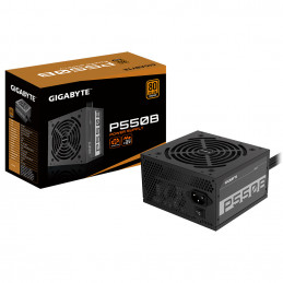 Gigabyte P550B virtalähdeyksikkö 550 W 20+4 pin ATX ATX Musta