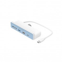 HYPER HD34A8 keskitin USB 3.2 Gen 1 (3.1 Gen 1) Type-C 10 Mbit s Valkoinen