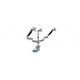 ICY BOX IB-MS505-TI 81,3 cm (32") Puristin Musta, Hopea