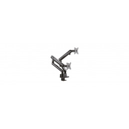 ICY BOX IB-MS314-T monitorin kiinnike ja jalusta 81,3 cm (32") Puristin Musta