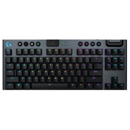 Logitech G G915 TKL Tenkeyless LIGHTSPEED Wireless RGB Mechanical Gaming Keyboard - GL Clicky näppäimistö RF Wireless +