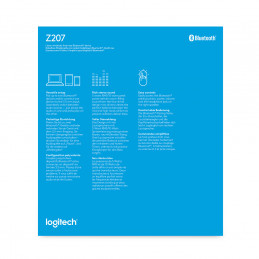Logitech Z207 Bluetooth® Computer Speakers Musta Langallinen & langaton 5 W