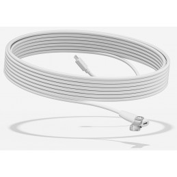 Logitech Rally Mic Pod Extension Cable Valkoinen