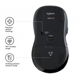 Logitech Wireless Mouse M510 hiiri Langaton RF Laser