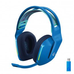 Logitech G G733 LIGHTSPEED Wireless RGB Gaming Headset Kuulokkeet Langaton Pääpanta Pelaaminen Sininen