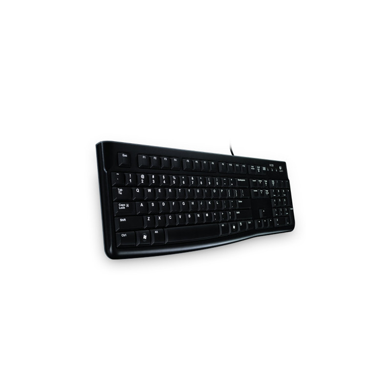 Logitech K120 näppäimistö USB QWERTZ Sveitsi Musta