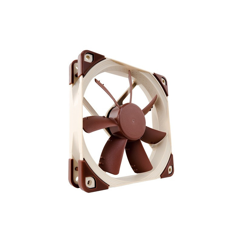 Noctua NF-S12A PWM computer cooling system Tietokonekotelo Tuuletin 12 cm Ruskea