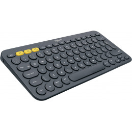 Logitech K380 näppäimistö Bluetooth QWERTY Pan Nordic Harmaa