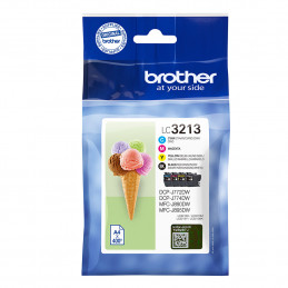 Brother LC-3213VALDR mustekasetti Alkuperäinen Korkea (XL) värintuotto Musta, Syaani, Magenta, Keltainen