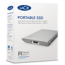 LaCie STKS500400 ulkoinen SSD 500 GB Hopea