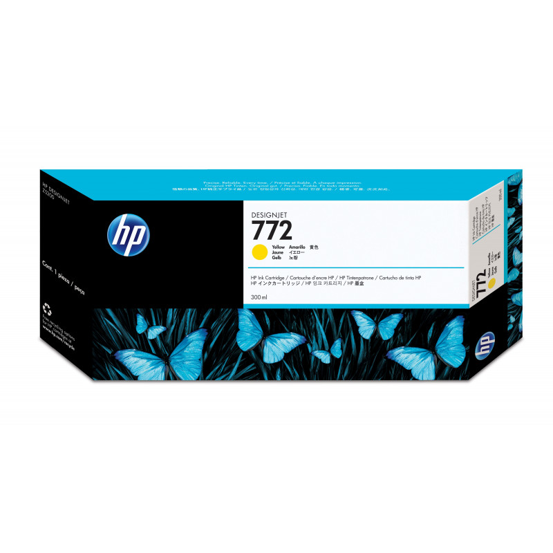 HP 772 DesignJet -mustekasetti, keltainen, 300 ml