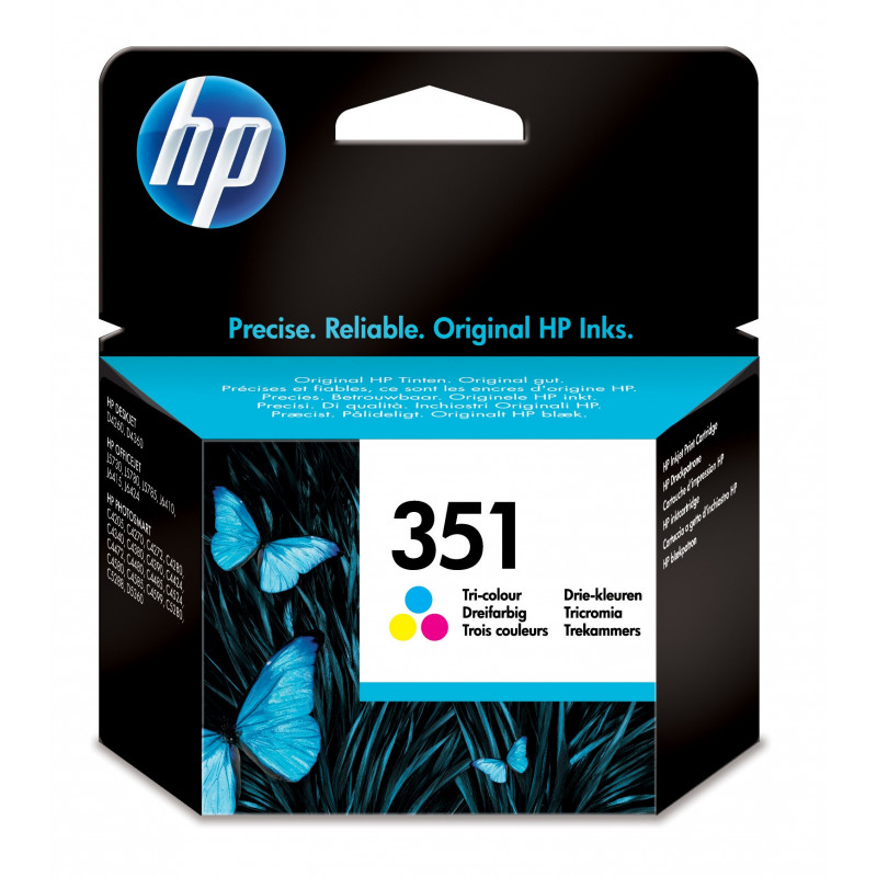 HP 351, alkuperäinen kolmivärinen mustekasetti
