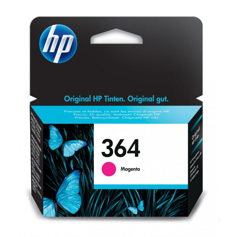 HP 364, alkuperäinen magenta mustekasetti