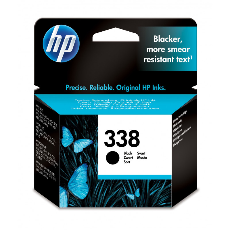 HP 338, alkuperäinen musta mustekasetti