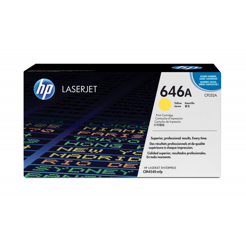 HP 646A, alkuperäinen keltainen LaserJet-värikasetti