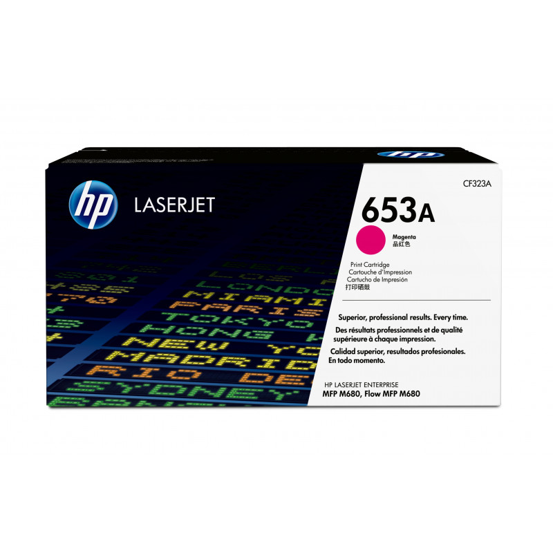 HP 653A, alkuperäinen magenta LaserJet-värikasetti