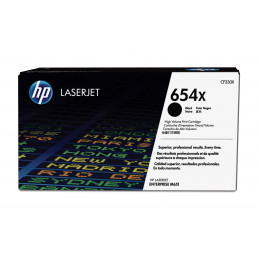 HP 654X,alkuperäinen riittoisa musta LaserJet-värikasetti