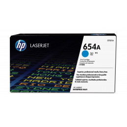 HP 654A, alkuperäinen syaani LaserJet-värikasetti