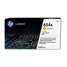 HP 654A, alkuperäinen keltainen LaserJet-värikasetti