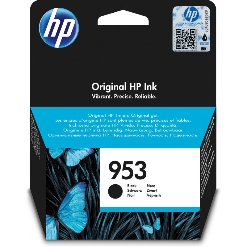 HP 953 musta alkuperäinen mustekasetti