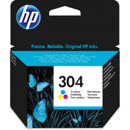 HP 304 kolmivärinen alkuperäinen mustekasetti