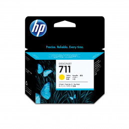HP 711 Designjet-mustekasetti, keltainen, 29 ml, 3 kpl