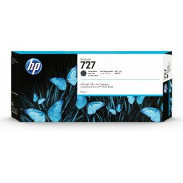 HP 727, DesignJet-mustekasetti, mattamusta, 300 ml