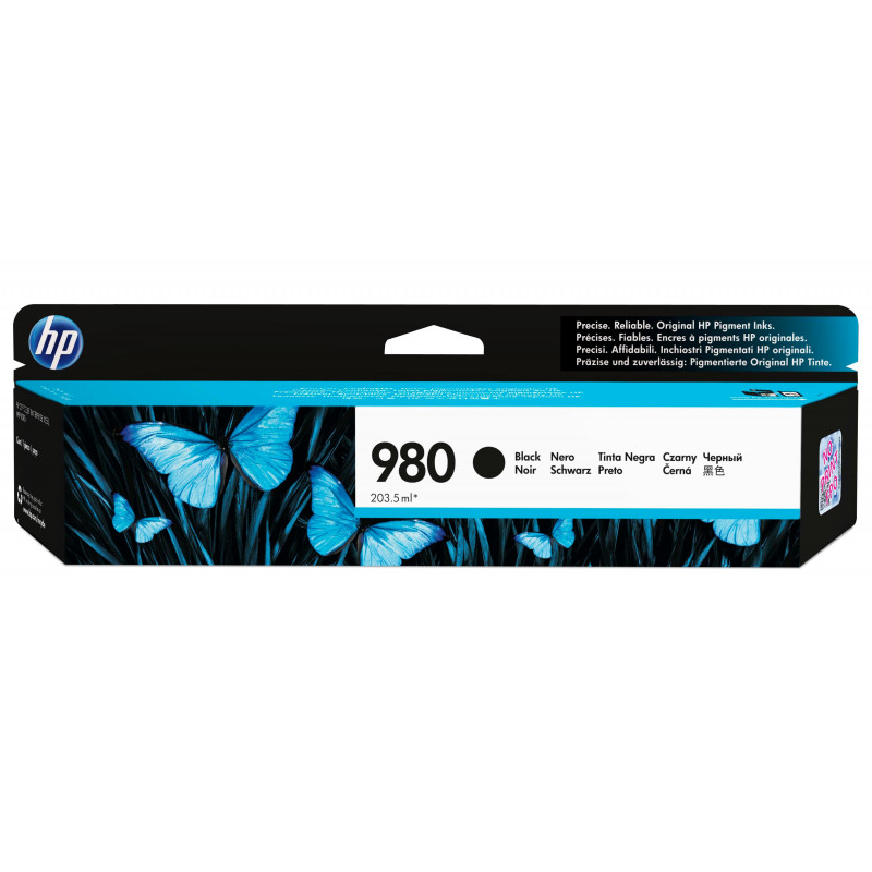 HP 980, alkuperäinen musta mustekasetti