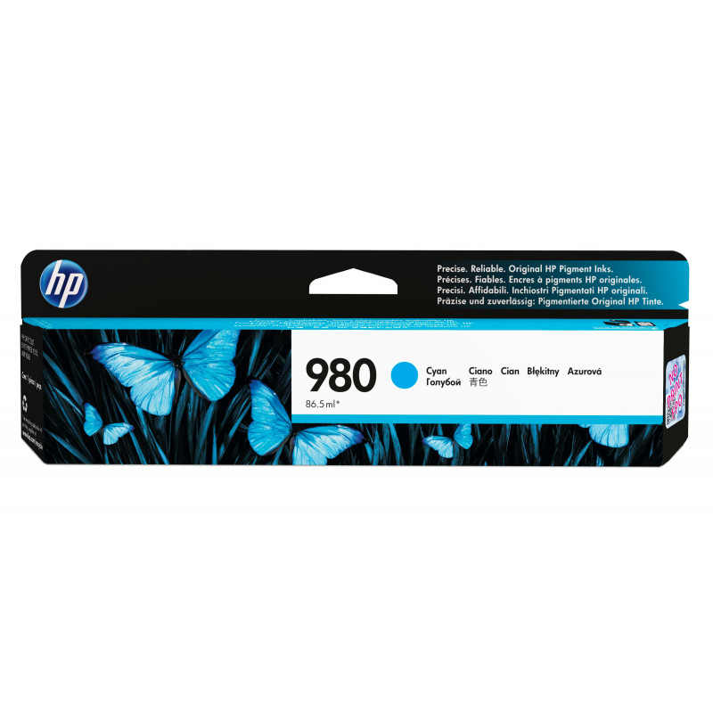 HP 980, alkuperäinen syaani mustekasetti
