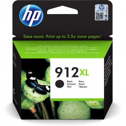 HP 912XL alkuperäinen riittoisa musta mustepatruuna