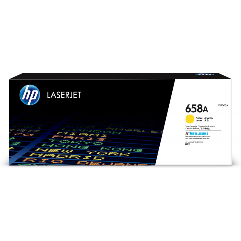 HP 658A alkuperäinen keltainen LaserJet-värikasetti