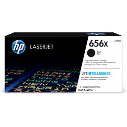 HP 656X alkuperäinen riittoisa musta LaserJet -värikasetti