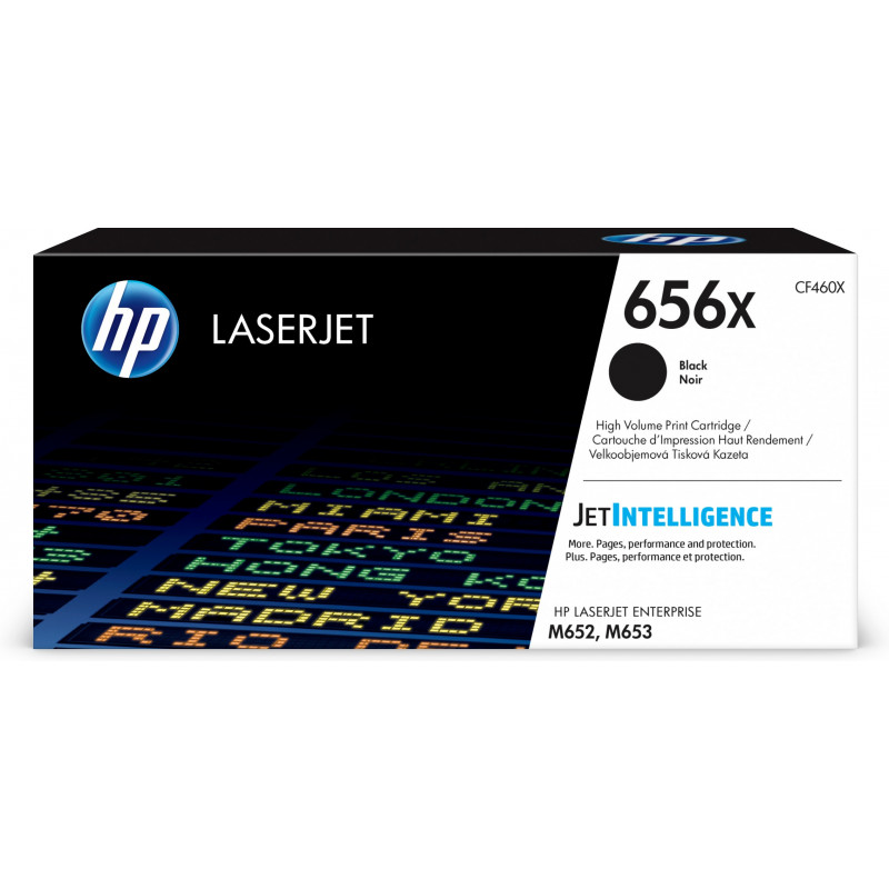 HP 656X alkuperäinen riittoisa musta LaserJet -värikasetti