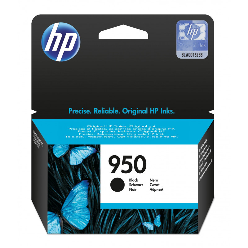 HP 950, alkuperäinen musta mustekasetti