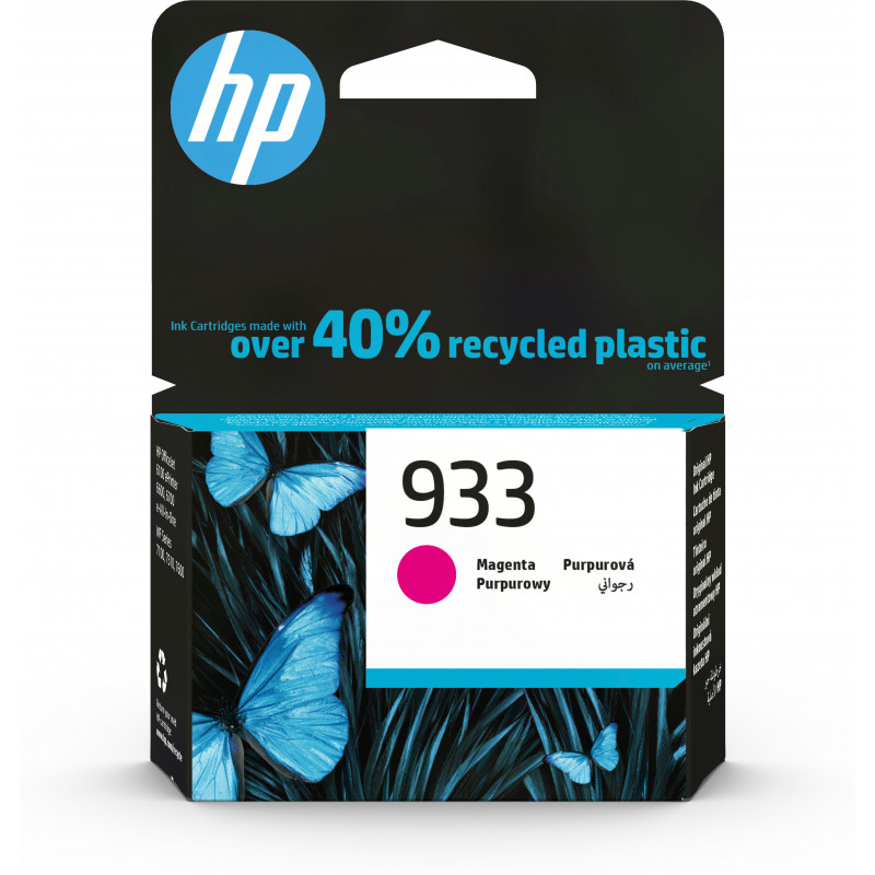 HP 933 alkuperäinen magenta mustepatruuna