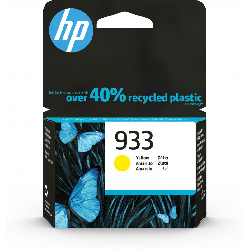 HP 933 alkuperäinen keltainen mustepatruuna
