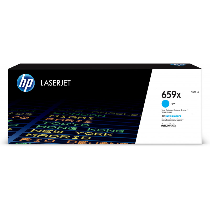 HP LaserJet 659X alkuperäinen riittoisa syaani -värikasetti