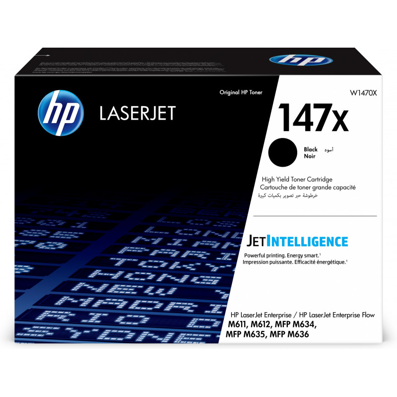 HP LaserJet 147X alkuperäinen riittoisa musta -värikasetti