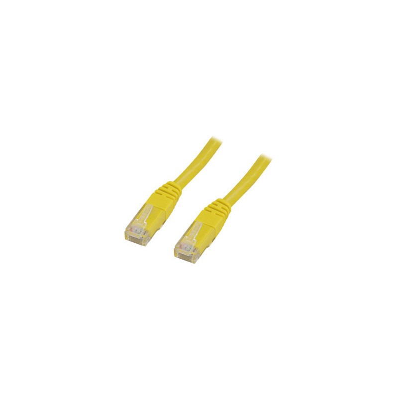Deltaco UTP Cat6 verkkokaapeli Keltainen 2 m