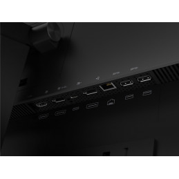 Lenovo ThinkVision P24h-2L 60,5 cm (23.8") 2560 x 1440 pikseliä Quad HD LED Musta