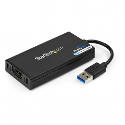 StarTech.com USB32HD4K USB grafiikka-adapteri 3840 x 2160 pikseliä Musta