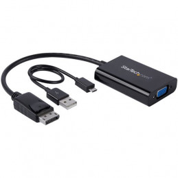 StarTech.com DP2VGAA videokaapeli-adapteri 0,184 m Musta