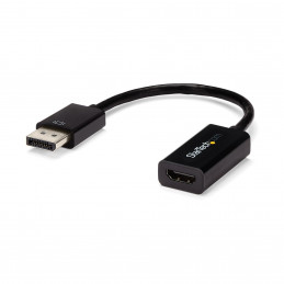 StarTech.com DP2HD4KS videokaapeli-adapteri 0,15 m DisplayPort HDMI-tyyppi A (vakio) Musta