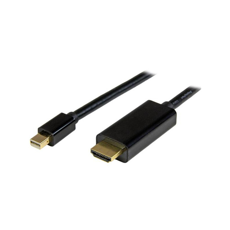 StarTech.com MDP2HDMM2MB videokaapeli-adapteri 2 m Mini DisplayPort HDMI-tyyppi A (vakio) Musta