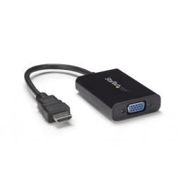 StarTech.com HD2VGAA2 videokaapeli-adapteri Musta