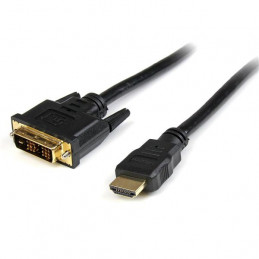 StarTech.com HDDVIMM2M videokaapeli-adapteri 2 m HDMI DVI-D Musta