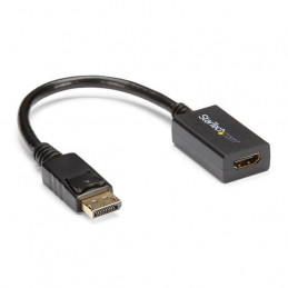 StarTech.com DP2HDMI2 videokaapeli-adapteri 0,21 m DisplayPort HDMI Musta