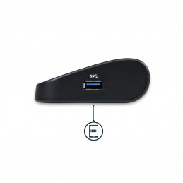 StarTech.com USB3SDOCKHDV kannettavien tietokoneiden telakka ja porttitoistin Langallinen USB 3.2 Gen 1 (3.1 Gen 1) Type-B Musta