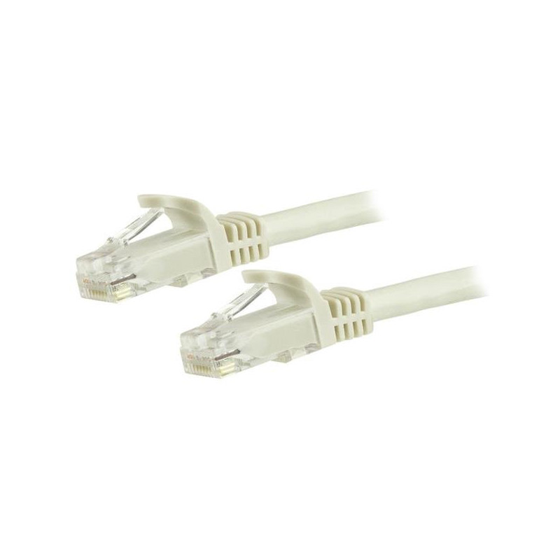 StarTech.com N6PATC3MWH verkkokaapeli Valkoinen 3 m Cat6 U UTP (UTP)