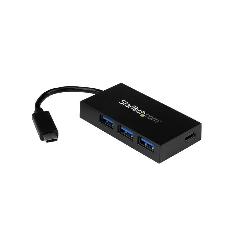 StarTech.com HB30C3A1CFB keskitin USB 3.2 Gen 1 (3.1 Gen 1) Type-C 5000 Mbit s Musta